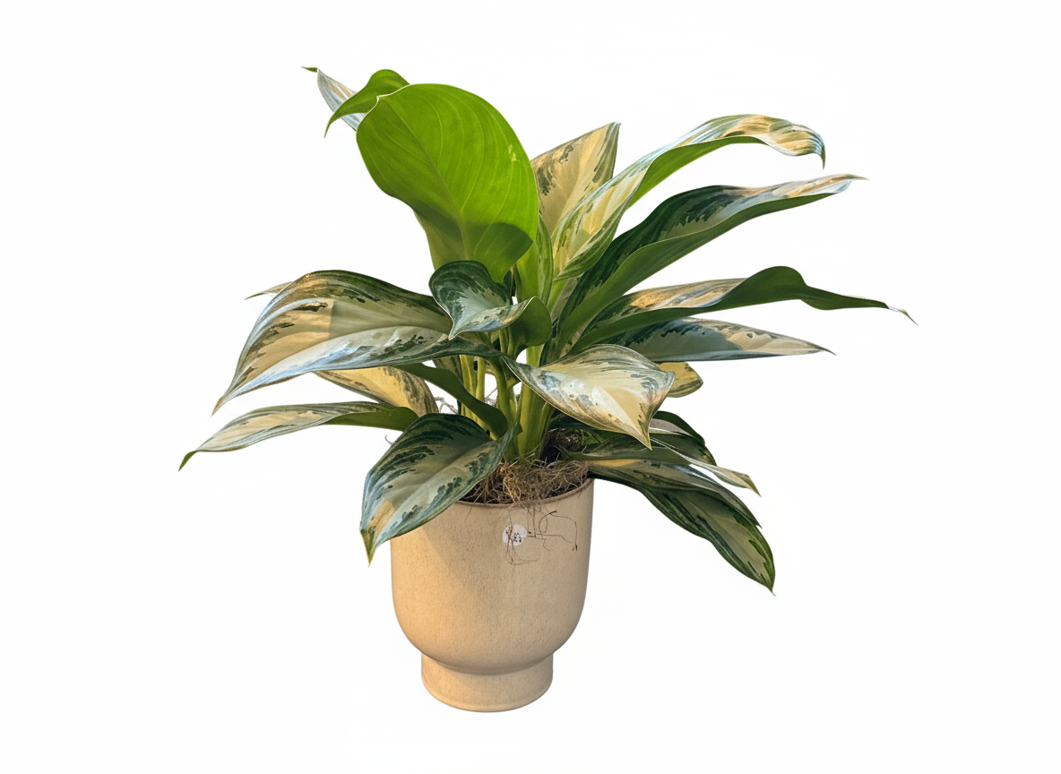 Aglaonema (Cream Pot)