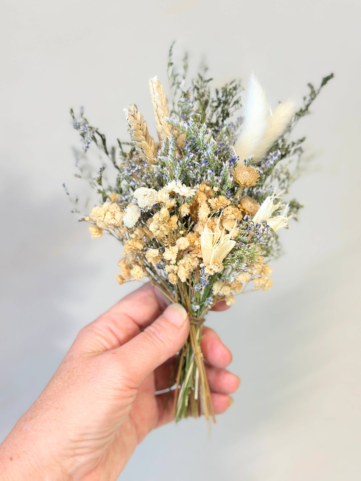 Mini Bouquet in a Box — Dried Floral Bouquet + Vase Gift Set