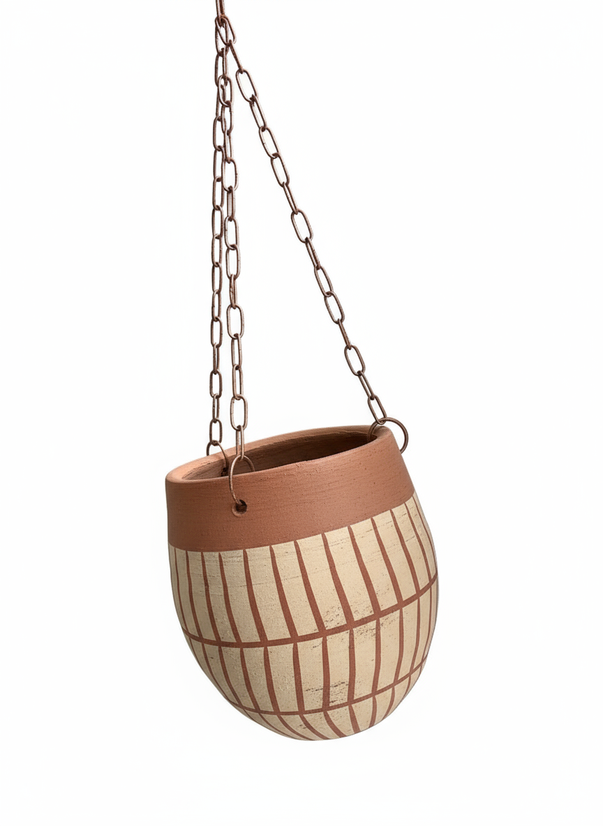 Hanging Planter - Tan