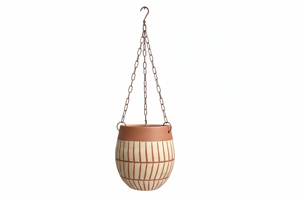 Hanging Planter - Tan