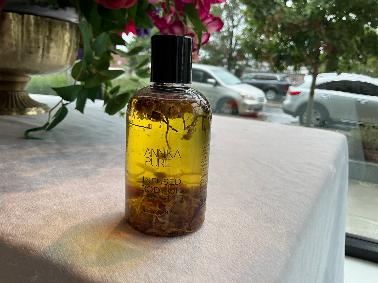 Annika-pure-4oz-infused-body-oil-African Violet