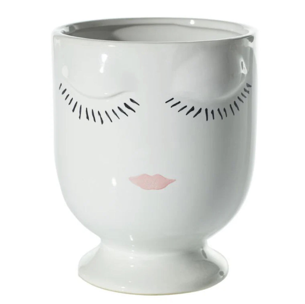 Celfie Face Pot | White (Large)