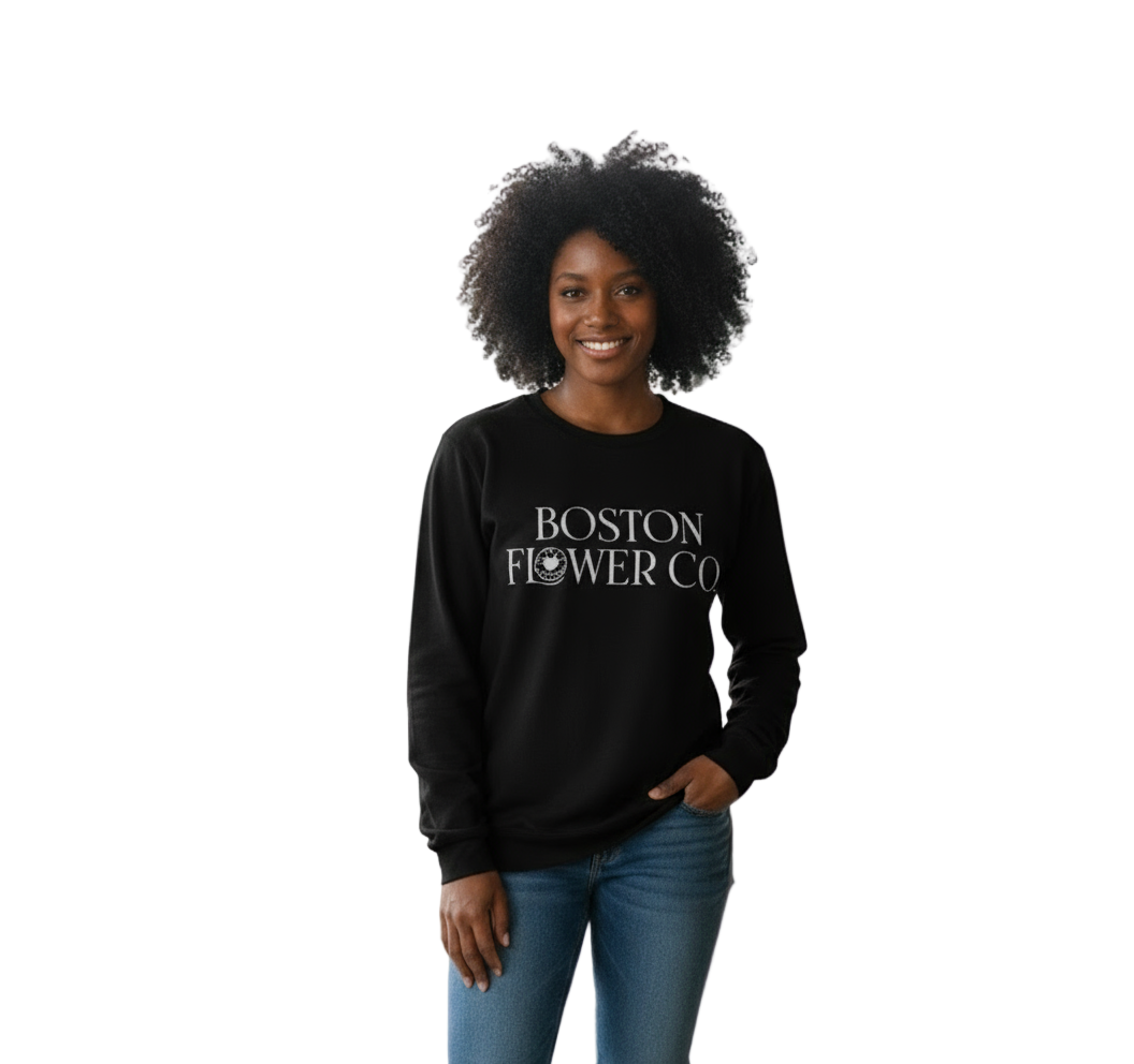 Boston Flower Co. Long Sleeve Top | Black