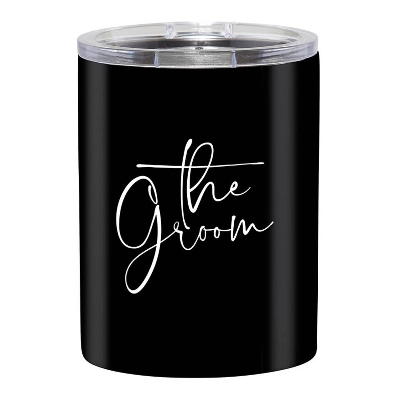 Stainless Steel Tumbler - The Groom: 12 oz