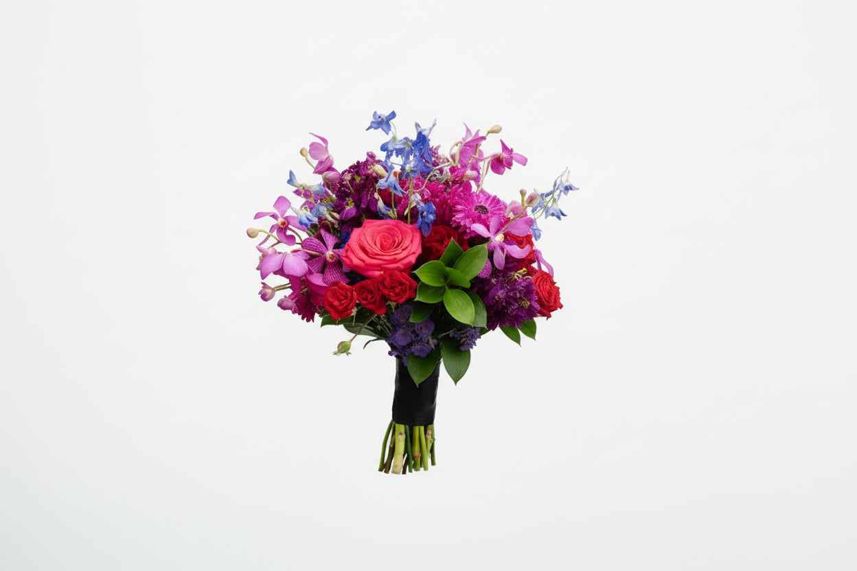 Jewel Tone Bridal Bouquet