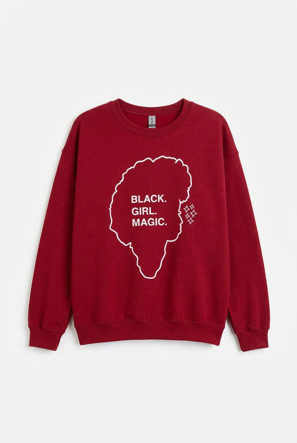 Red Black Girl Magic | Crewneck