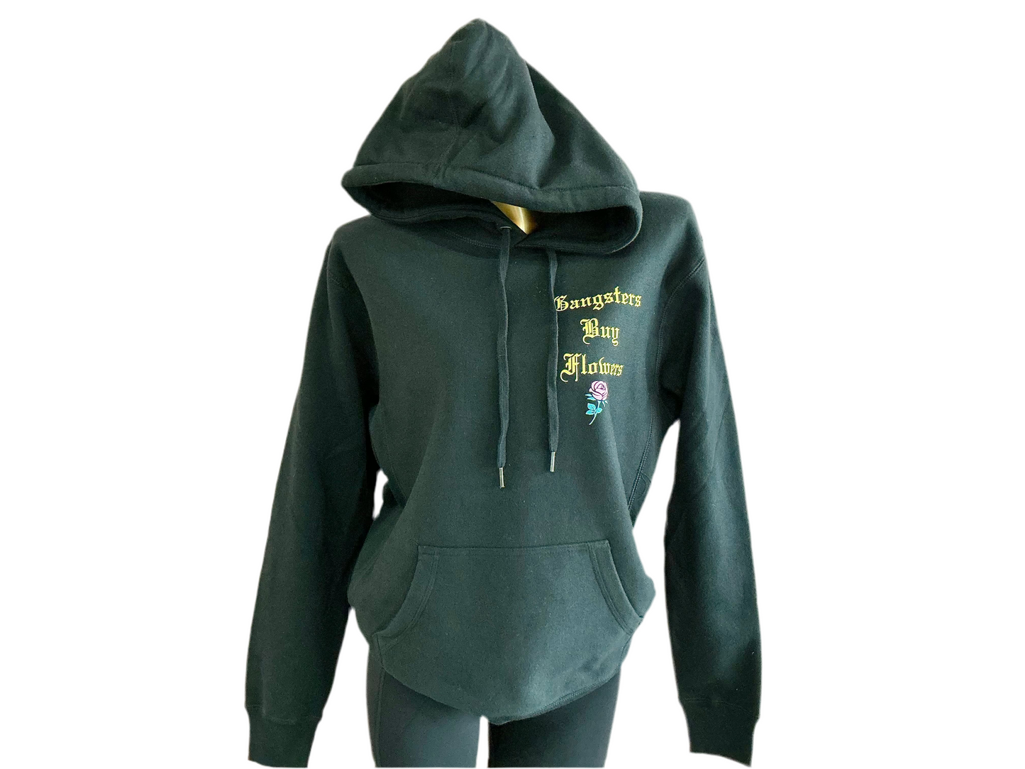 Gangsters Buy Flowers Classic Hoodie-Black