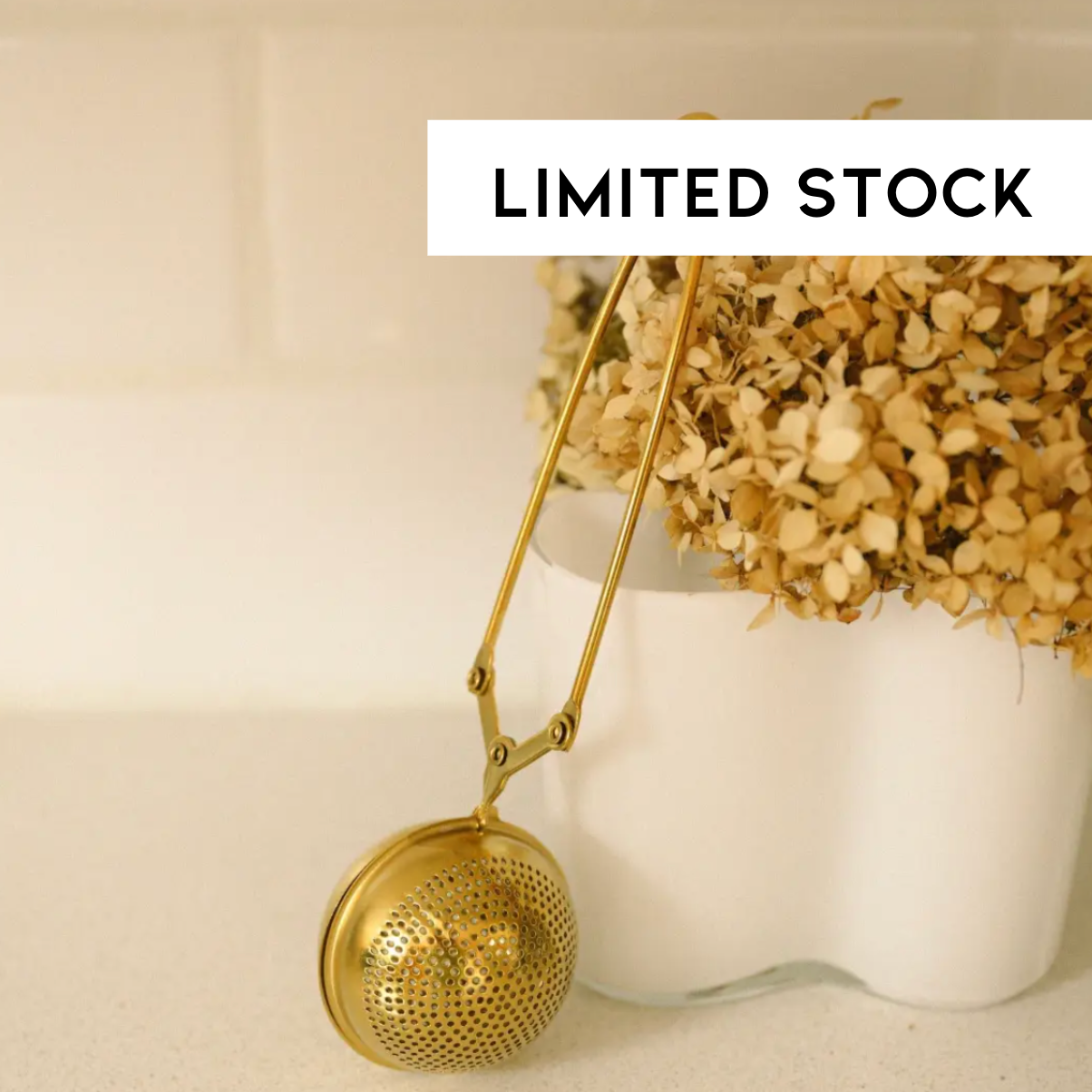 Stainless Steel Tea Strainer | Faire Market Bestseller: Silver