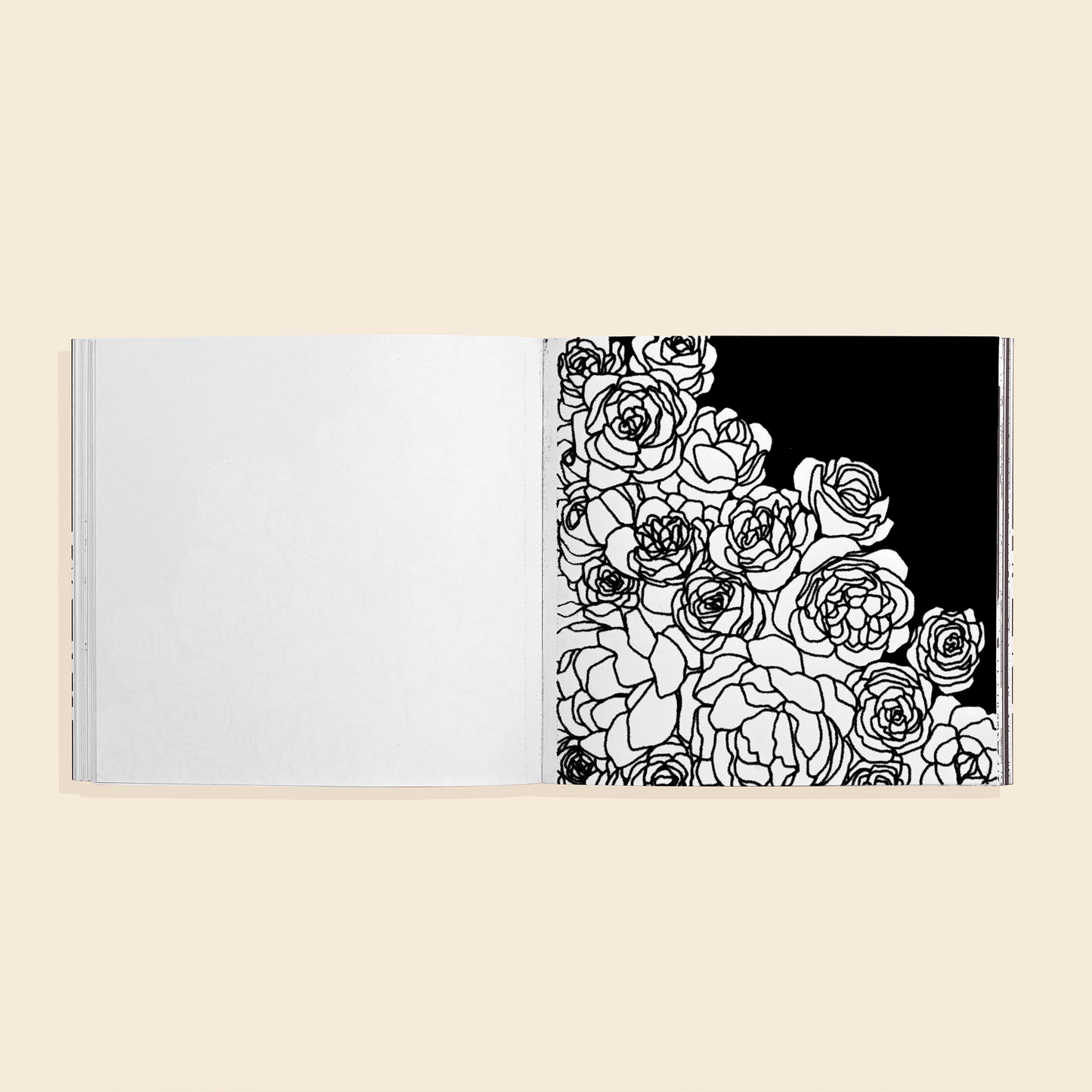 Bloom: A Travel Size Floral Coloring Book