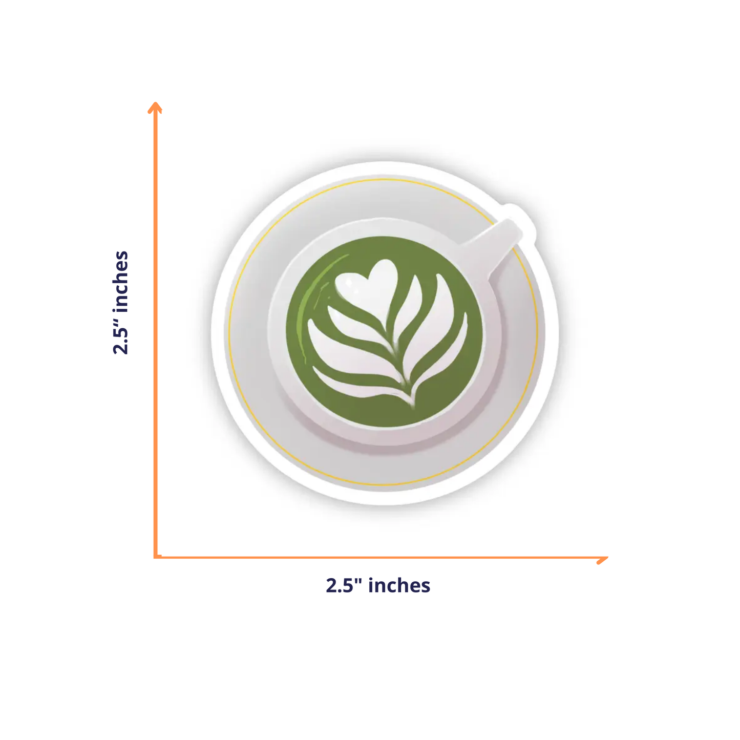 Matcha Tea Stickers | Coffee Shop Aesthetic | Café Lovers
