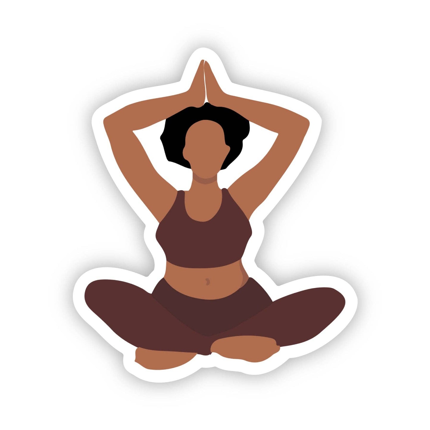 Yogi Stickers | Black Woman, Self-Care | Yoga & Wellness