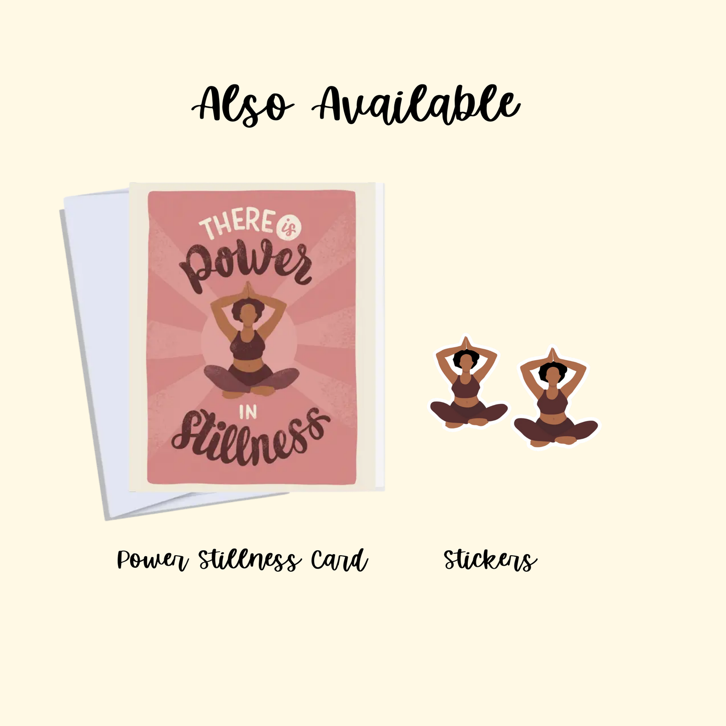 Yogi Stickers | Black Woman, Self-Care | Yoga & Wellness