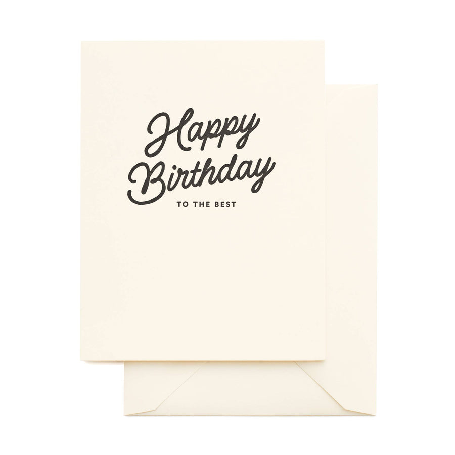 Black Script Happy Birthday