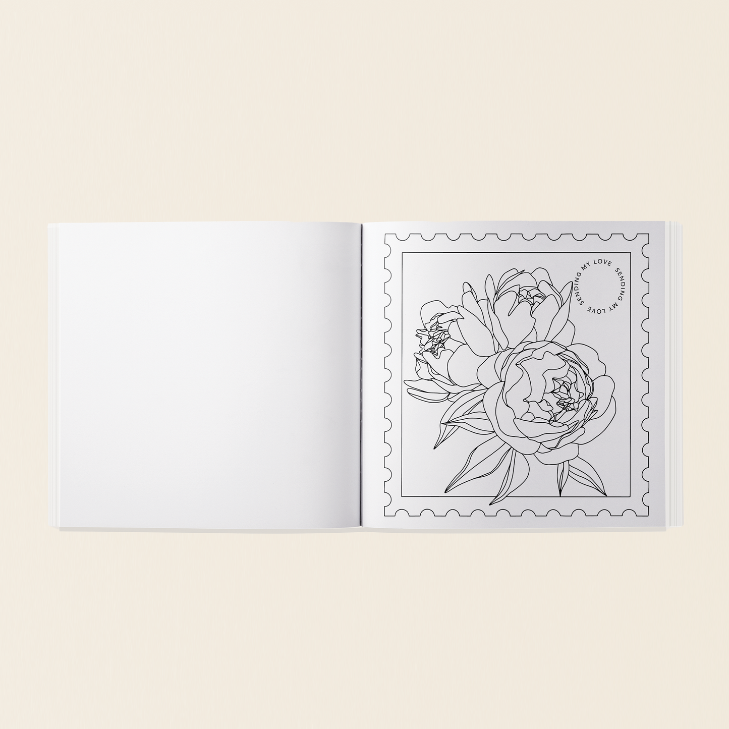 Love in Bloom: A Romantic Adult Coloring Book