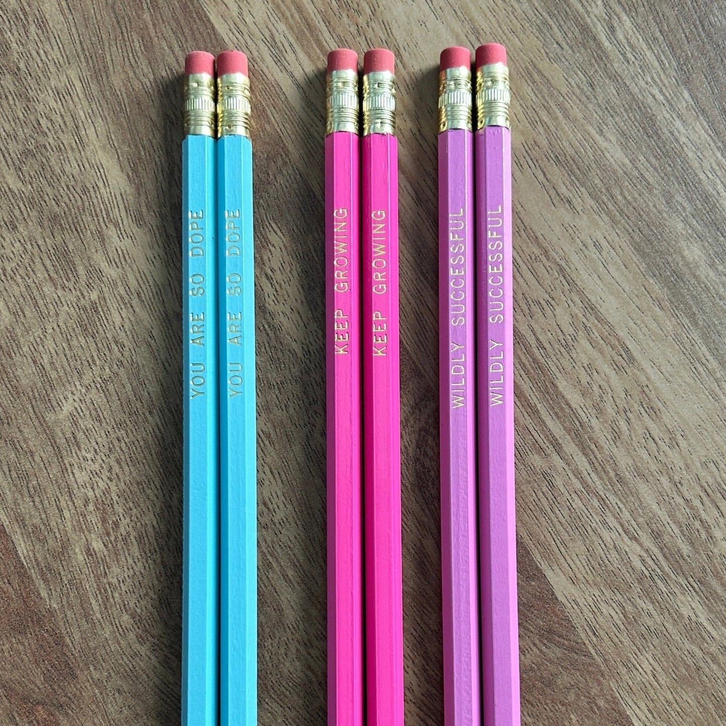 Keep Growing Hex Pencil - 5 Pack