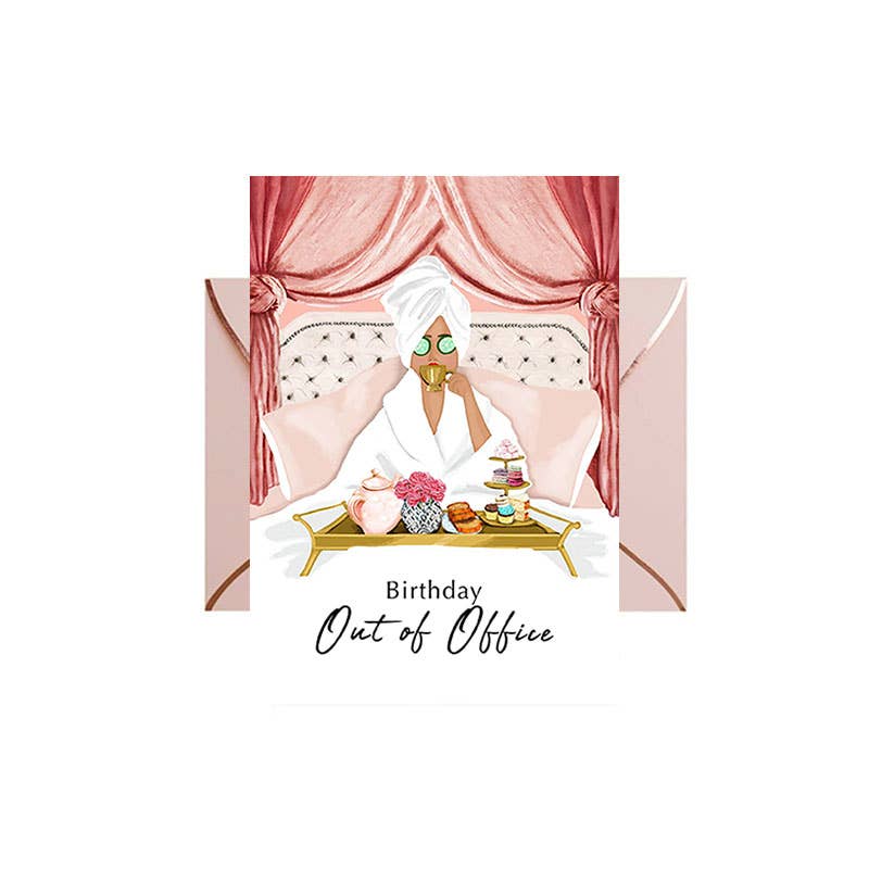 Day Off Birthday Greeting Card