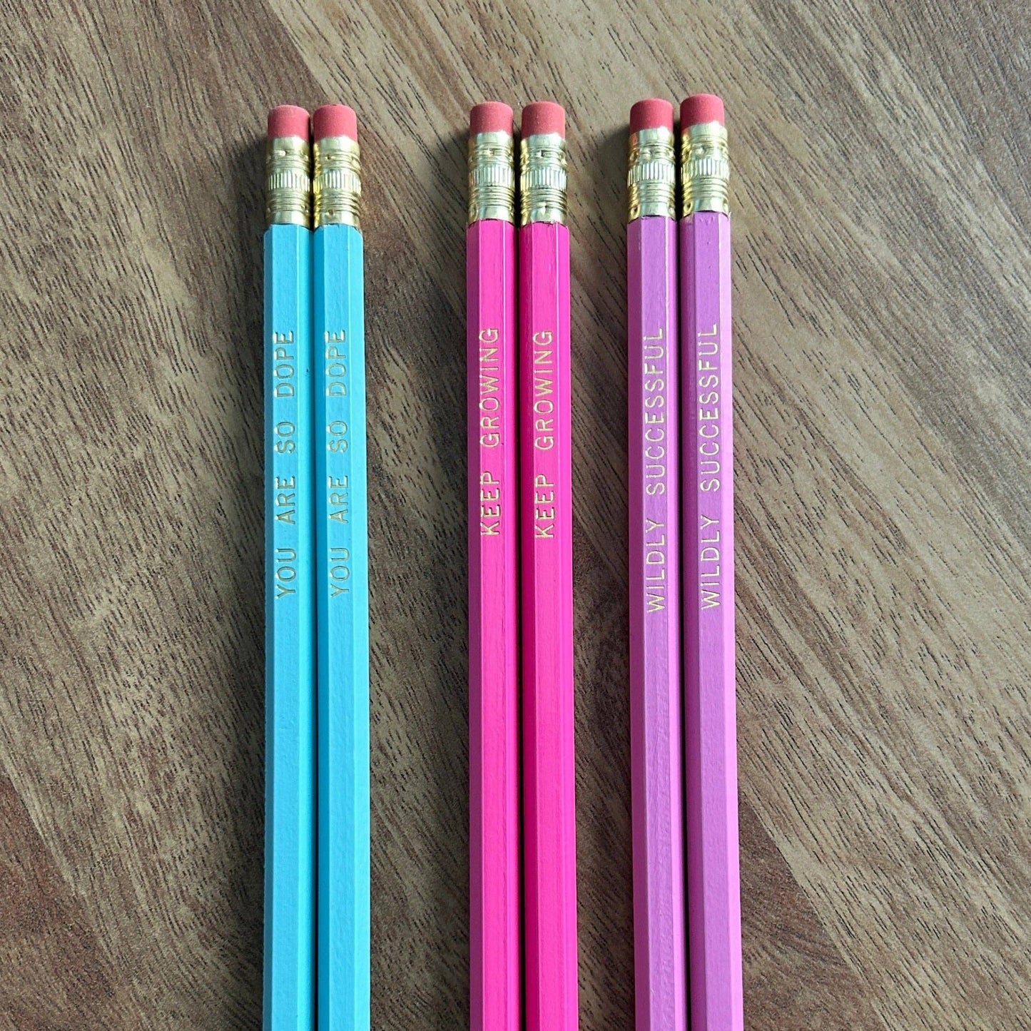 Keep Growing Hex Pencil - 5 Pack