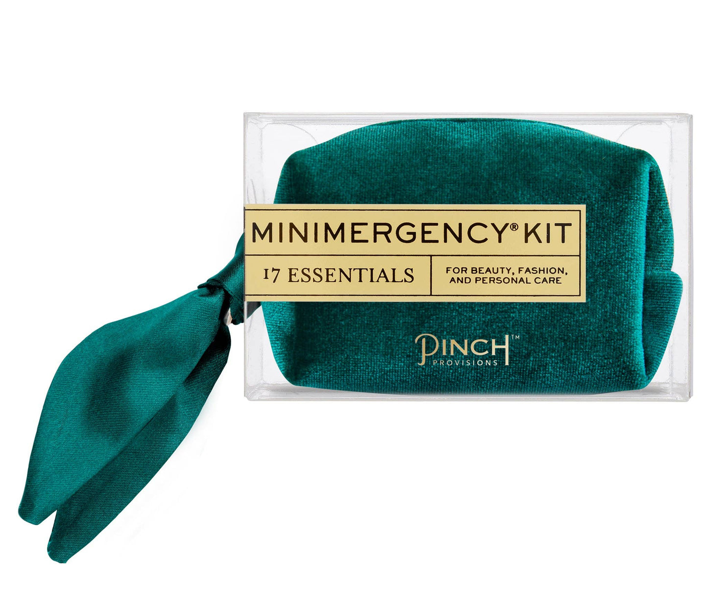 Velvet Scarf Minimergency Kit: Dusty Blue