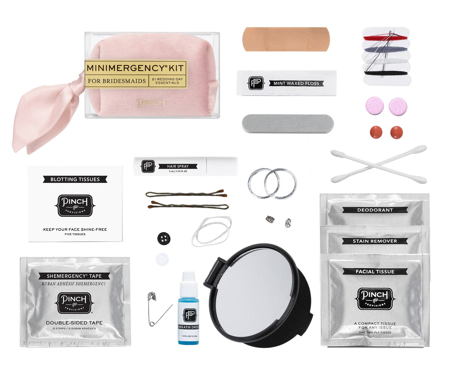 Velvet Minimergency Kit for Bridesmaids | Wedding Gifts: Ivory