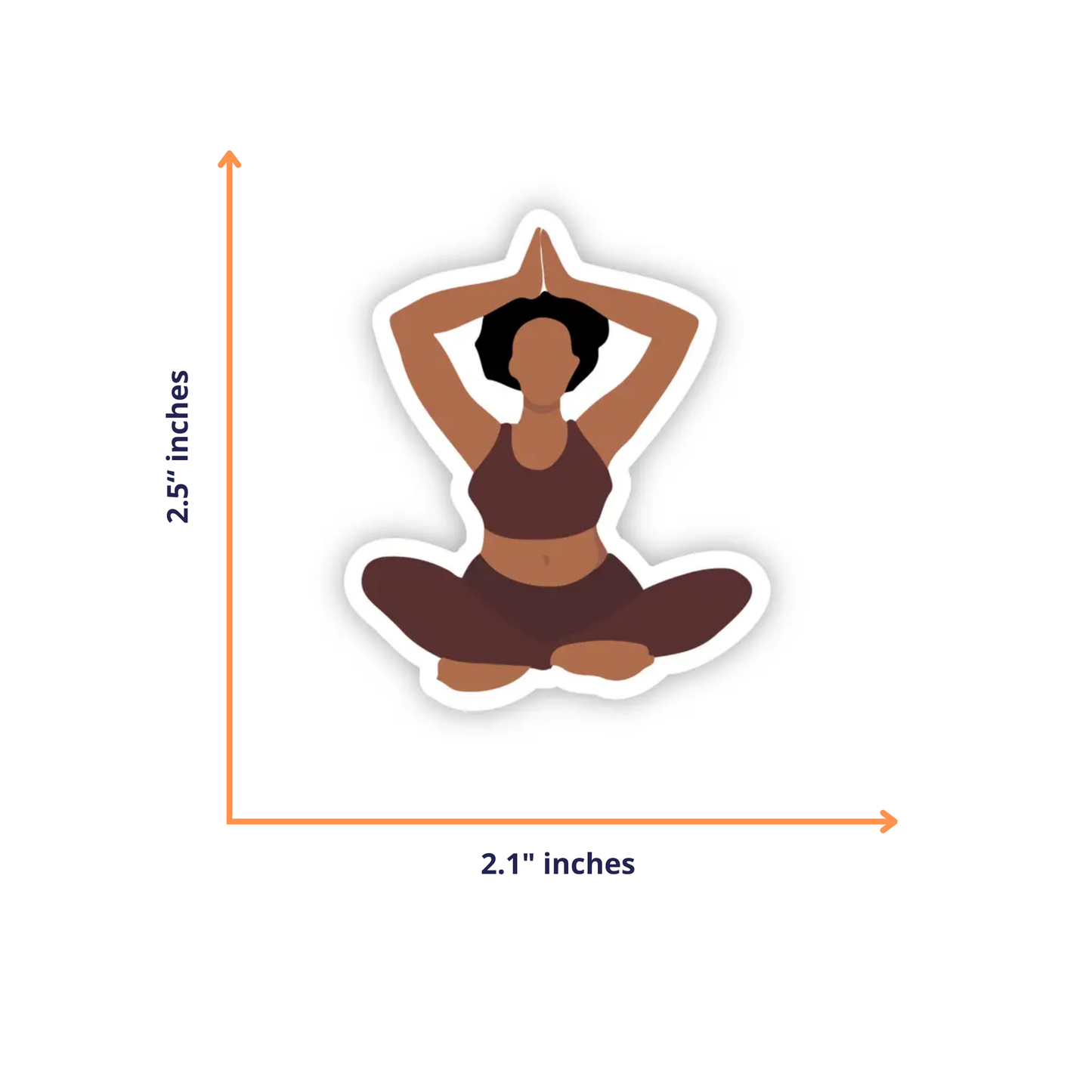 Yogi Stickers | Black Woman, Self-Care | Yoga & Wellness
