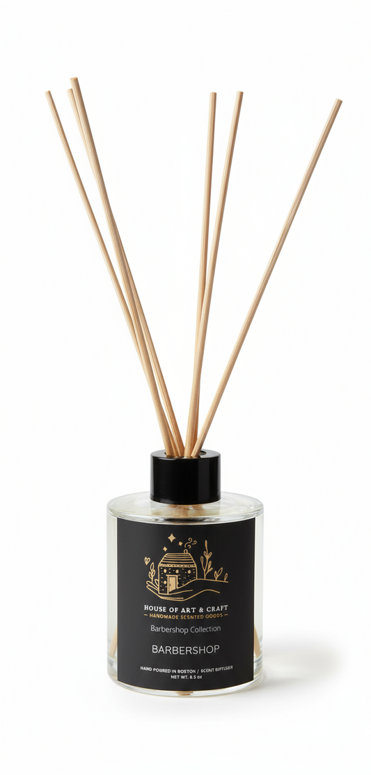 House Of Art & Craft Barbershop Reed Diffuser | The Barber's Collection