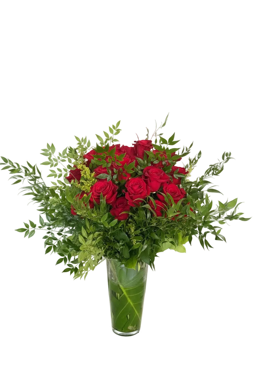 Rose Garden | Three Dozen Roses Vase Arrangement