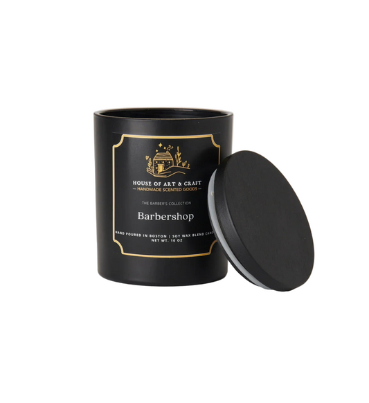 House Of Art & Craft Barbershop Candle | The Barber's Collection