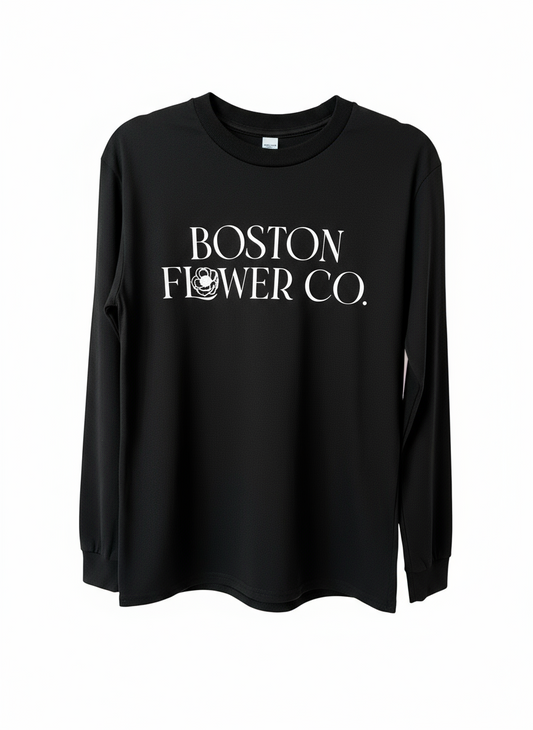 Boston Flower Co. Long Sleeve Top | Black