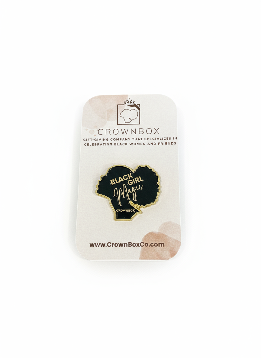 Crownbox | Black Girl Magic |Pin