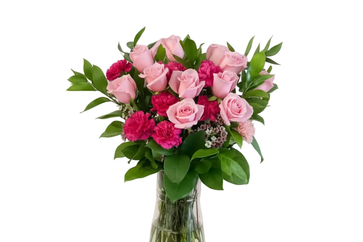 Pink Sensation Vase Arrangement
