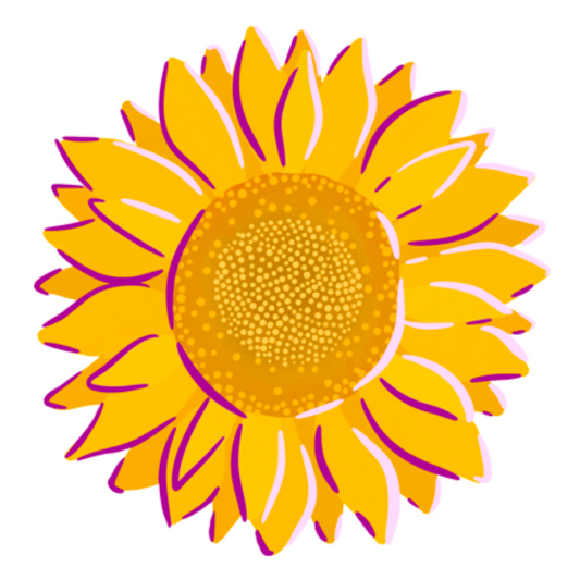 Sunflower Sticker