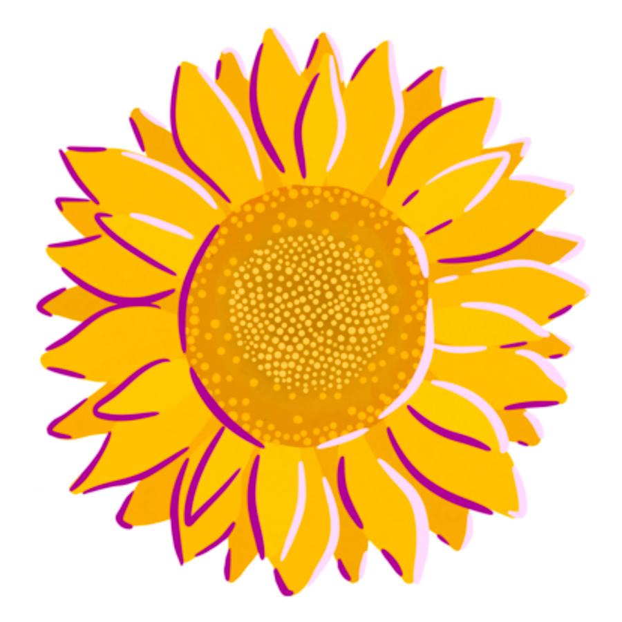 Sunflower Sticker