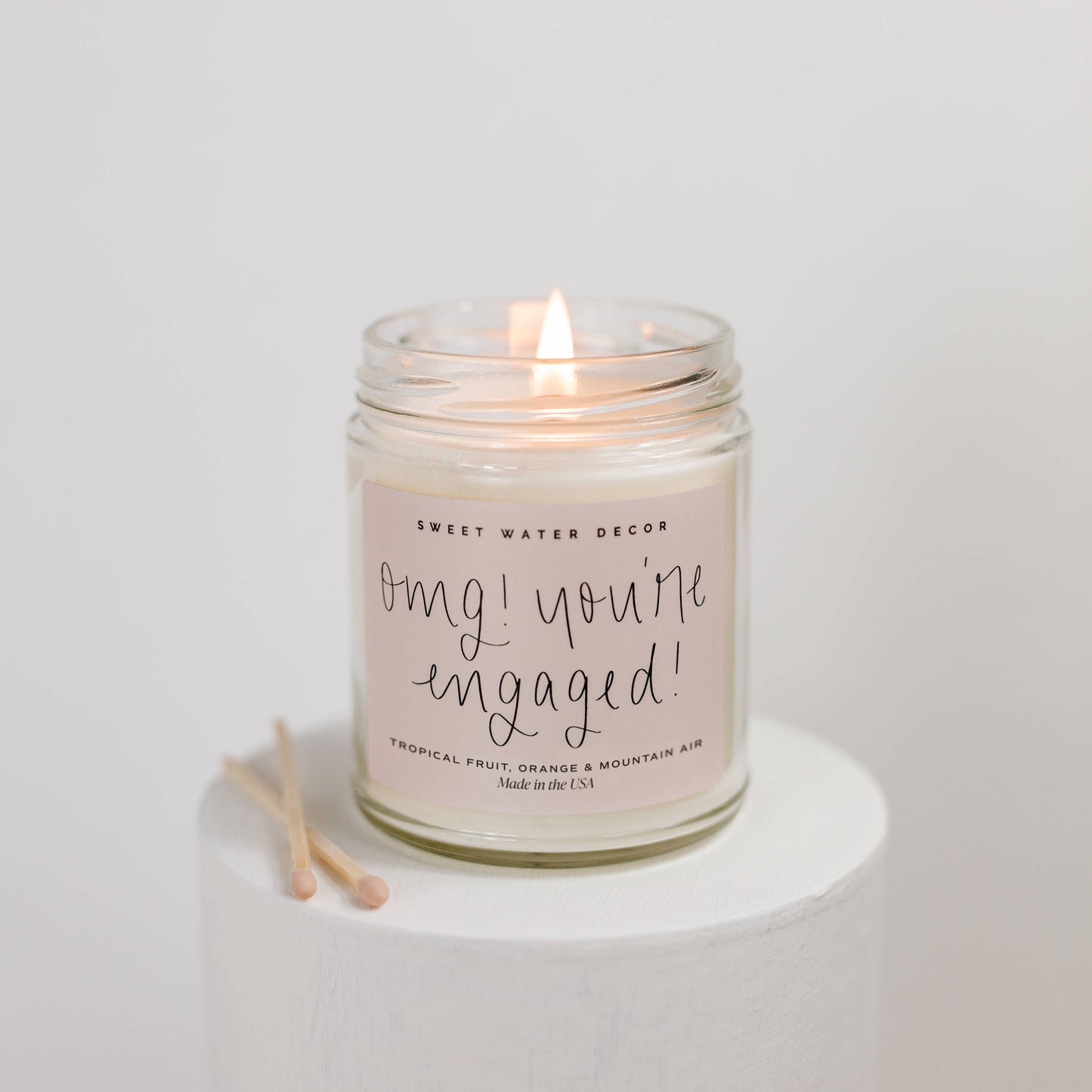 OMG! You're Engaged! 9 oz Soy Candle - Home Decor & Gifts