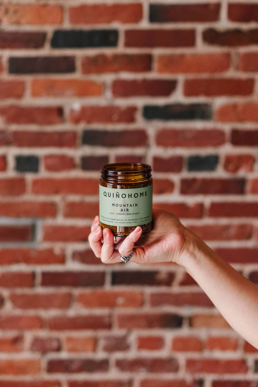 Mountain Air 7oz Soy Candle Jar// Fir, Pine, Hint Of Apple//