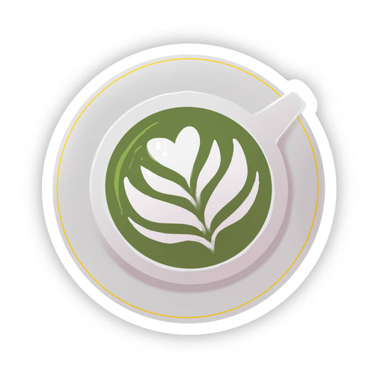 Matcha Tea Stickers | Coffee Shop Aesthetic | Café Lovers