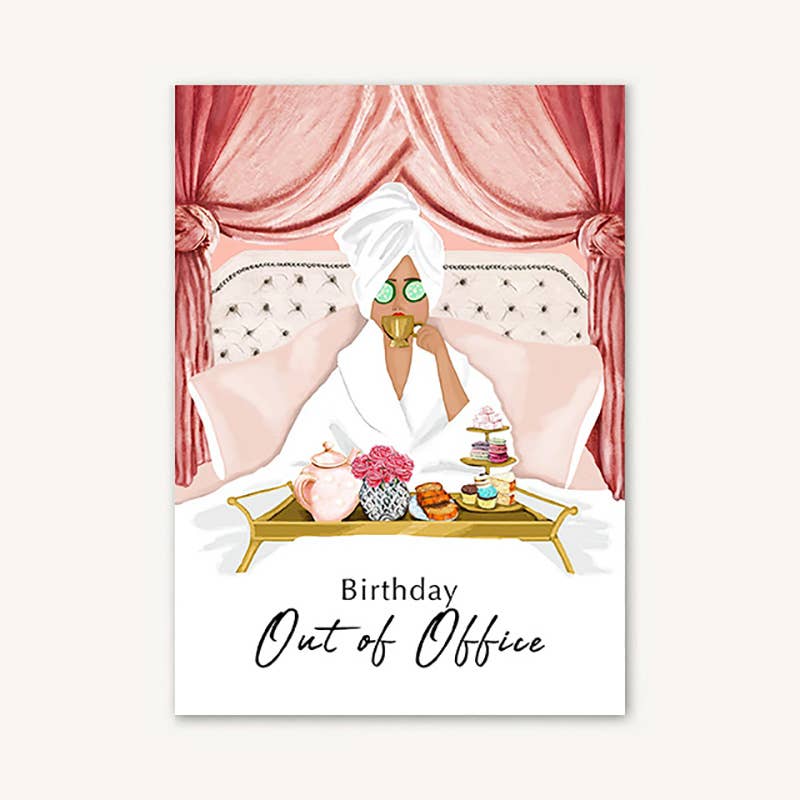 Day Off Birthday Greeting Card