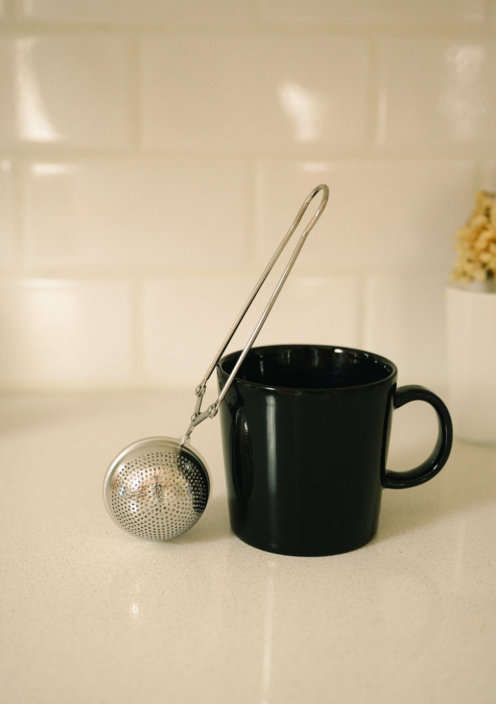 Stainless Steel Tea Strainer | Faire Market Bestseller: Silver
