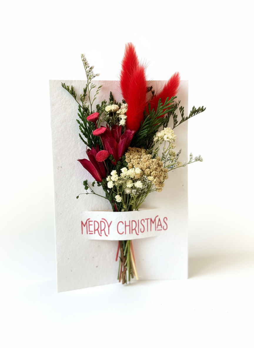Merry Christmas Wildflower Seed Card