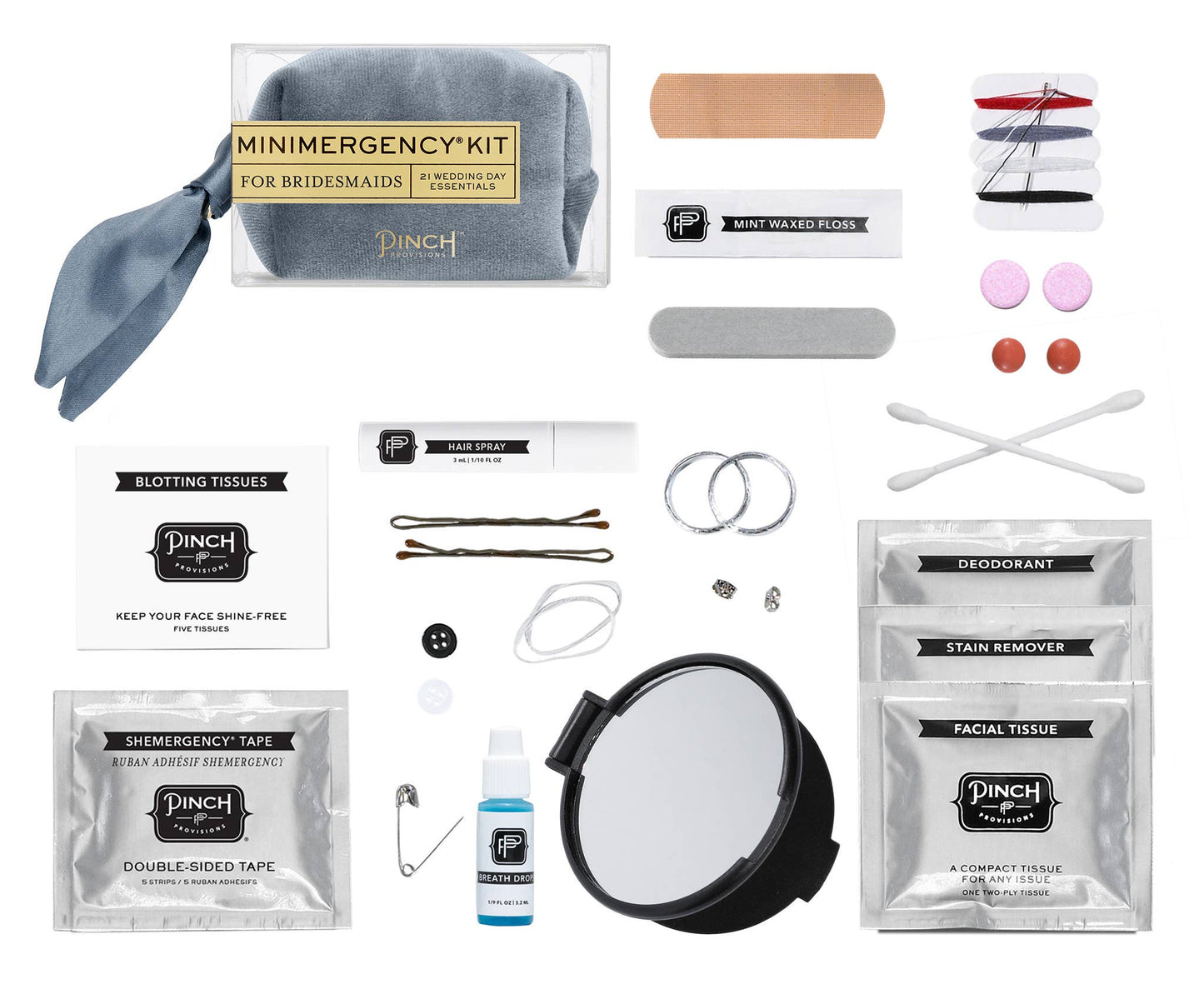 Velvet Minimergency Kit for Bridesmaids | Wedding Gifts: Ivory