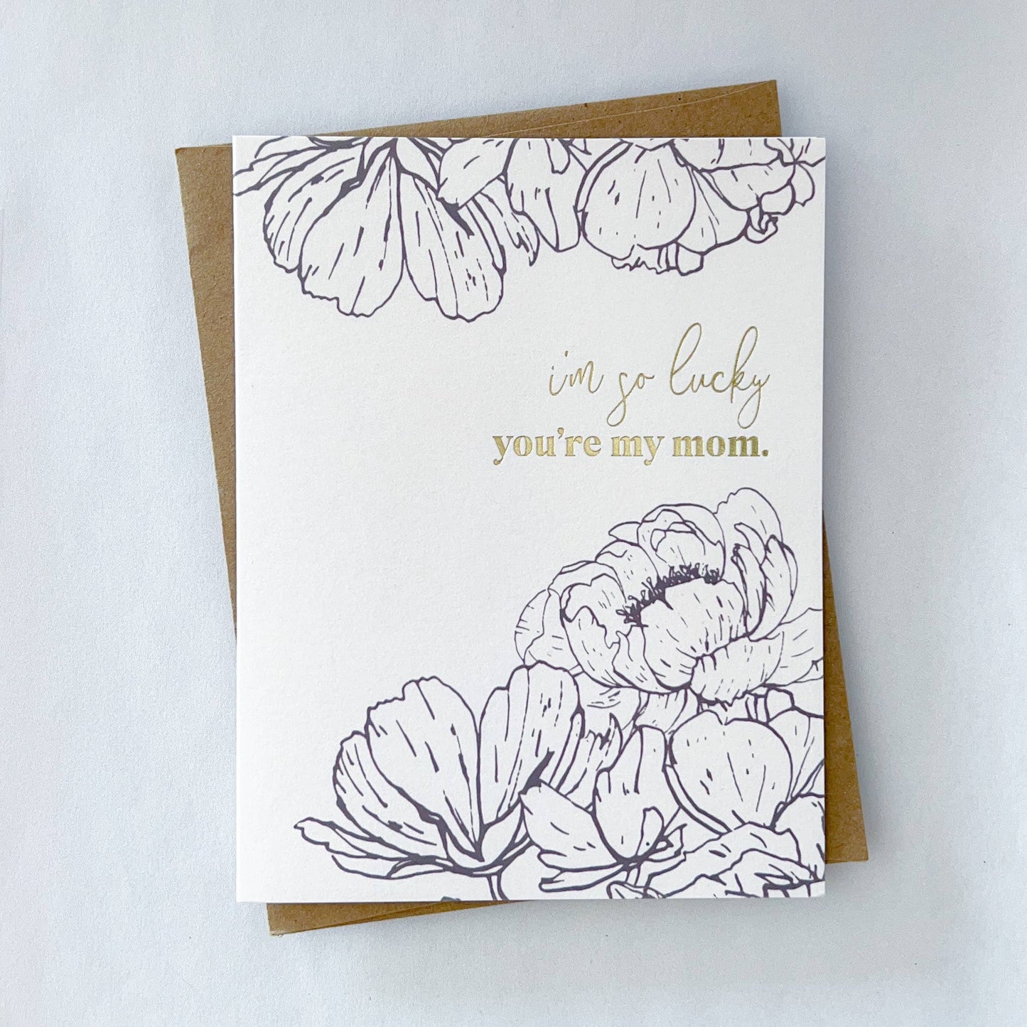 So Lucky You're My Mom Mother's Day Card