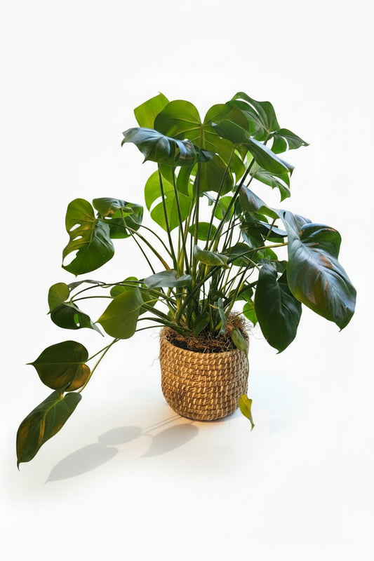 Monstera in Tejida Basket| 6 inch