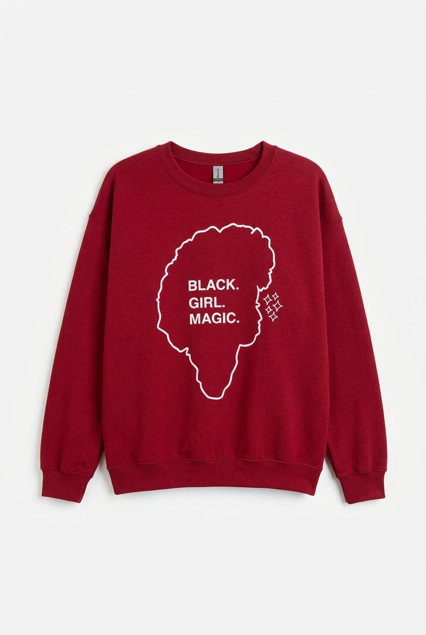 Red Black Girl Magic | Crewneck