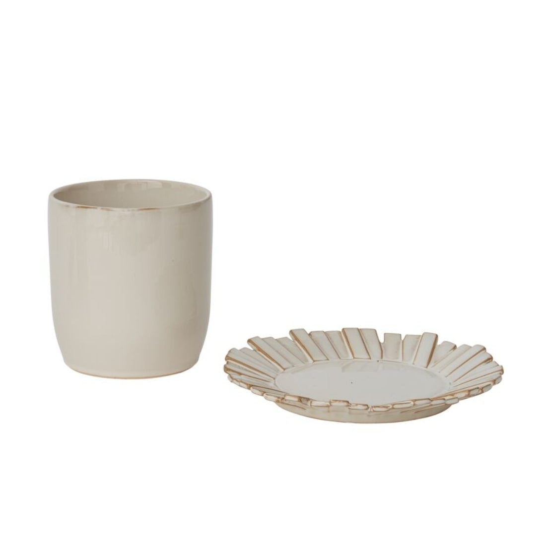Dermot Pot w/Saucer