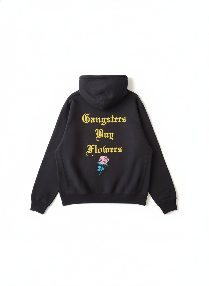 Gangsters Buy Flowers | Classic Hoodie Black