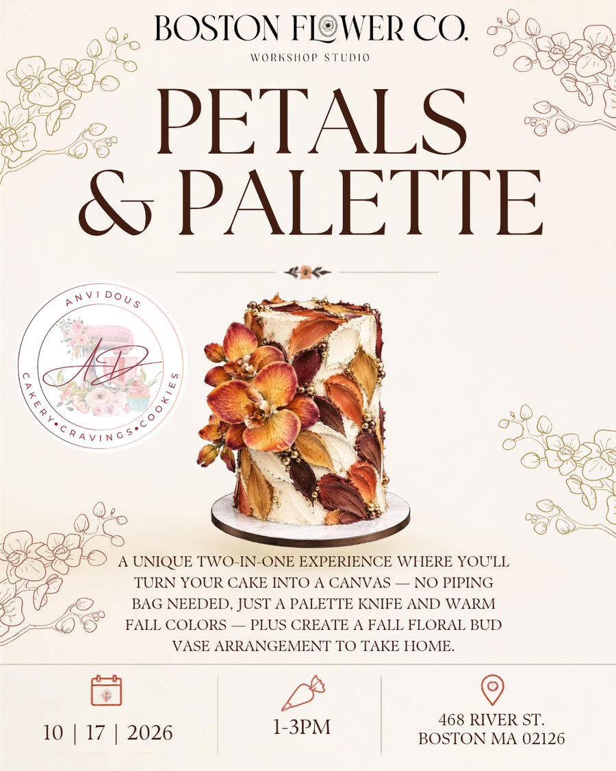Petals & Palette Workshop (Oct.17th) 1-3pm